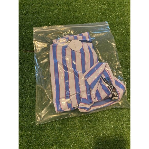 Ralph Lauren shirt mens large golf polo performance lightweight blue red white T - Picture 11 of 11